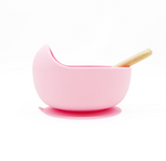 Suction Silicone Bowl and Spoon